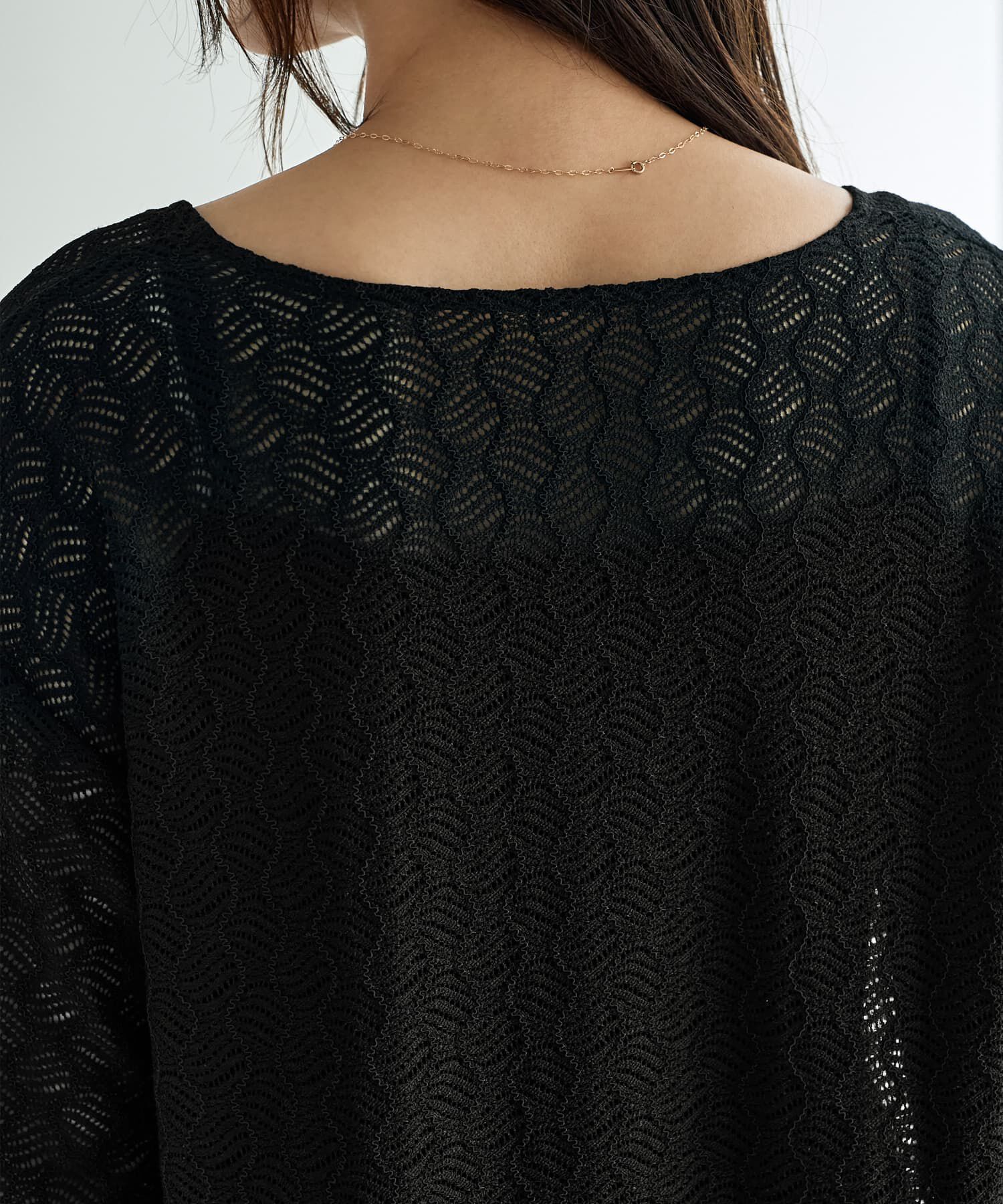 STYLE DELI「【LUXE】ウェーブレースロングワンピース」|ワンピース|