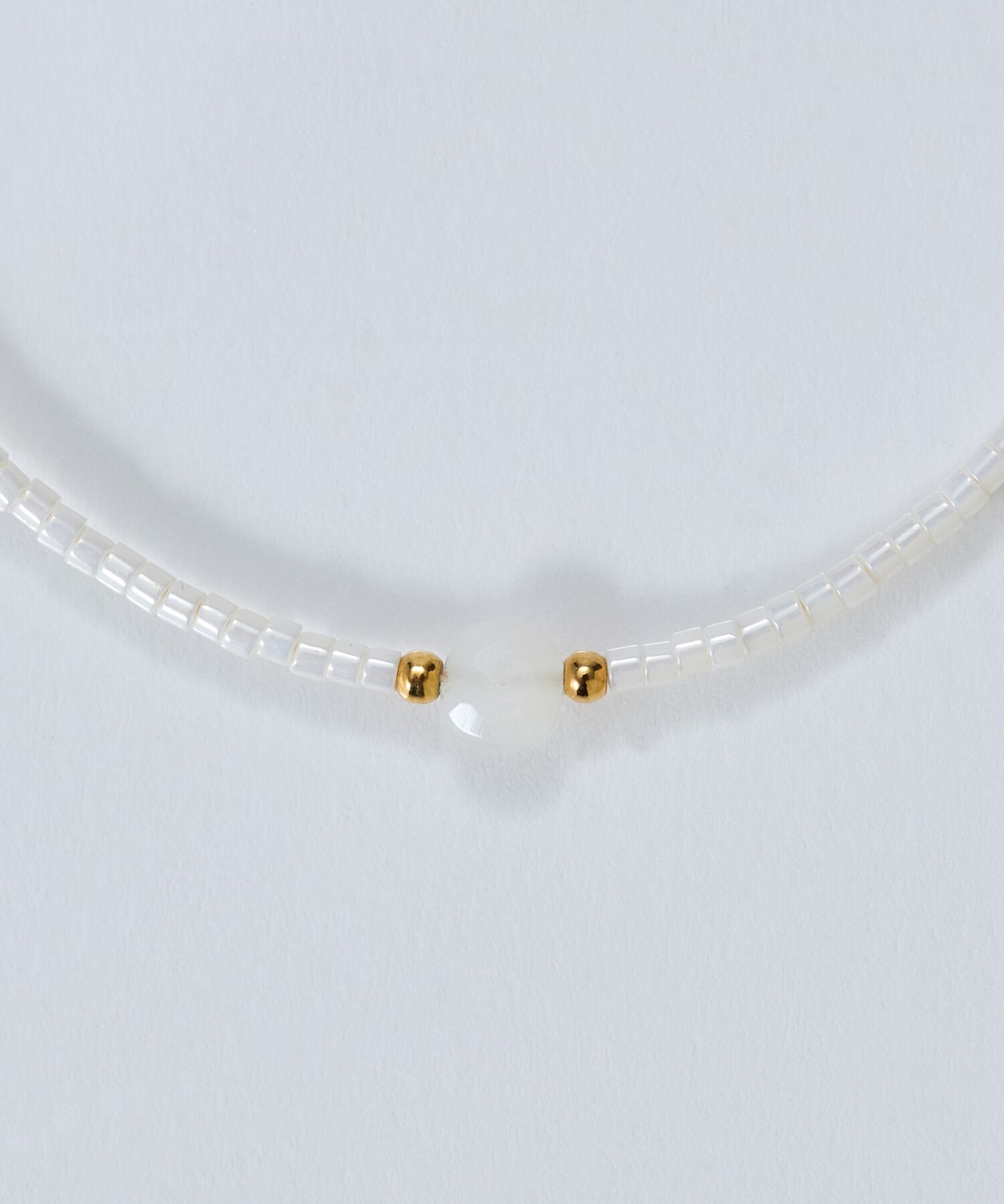 Phoebe「ストーンコードブレスレット　ホワイト/天然石」|ブレスレット・バングル|