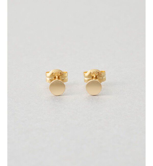 Jouete「K18 ピアス プレート」|ピアス|イエローゴールド