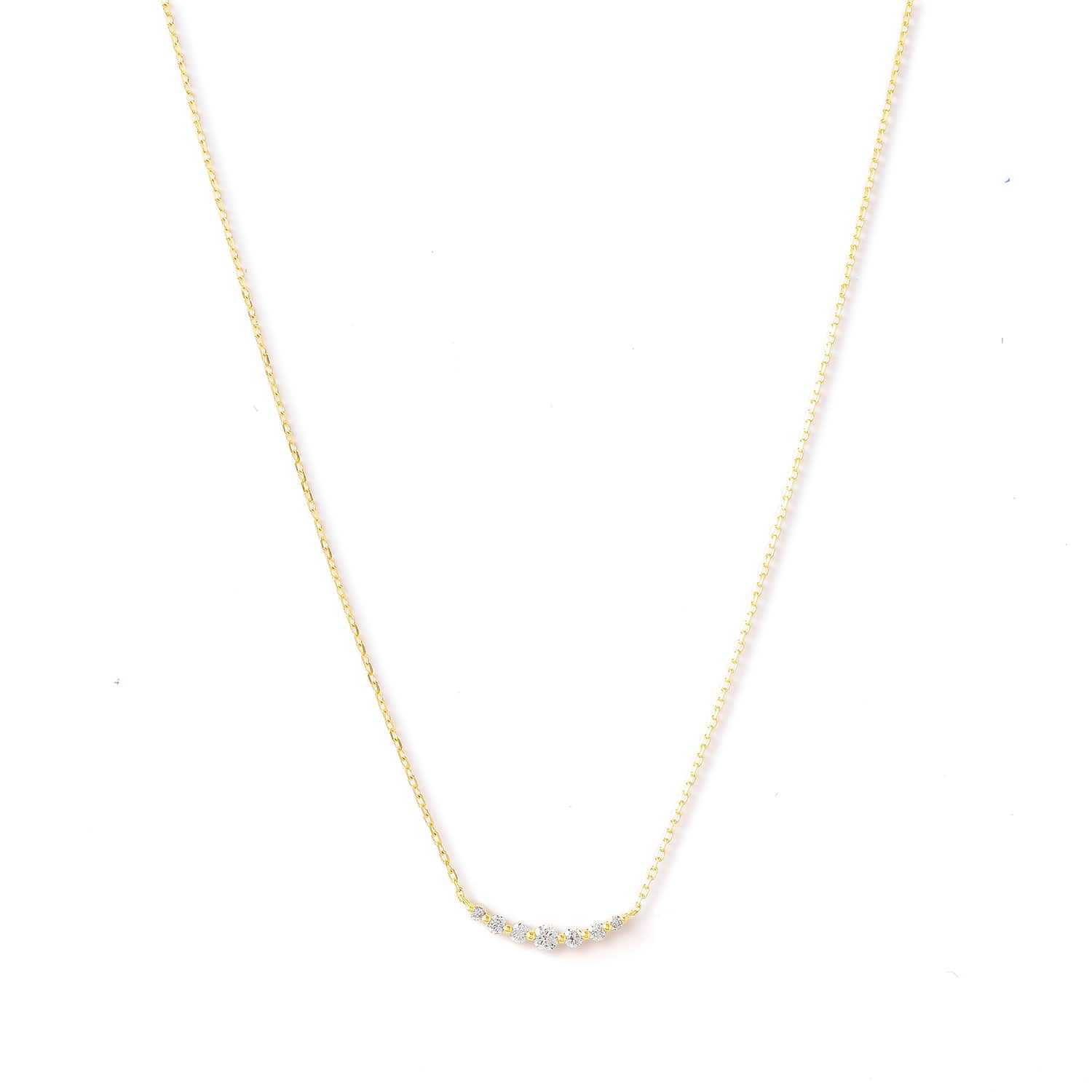 agete「K18ネックレス」|ネックレス|