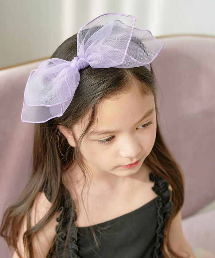 BACKYARD FAMILY「カチューシャ キッズ リボン 大きめ 通販 リボンカチューシャ 髪飾り 女の子 子供 子ども」|その他|