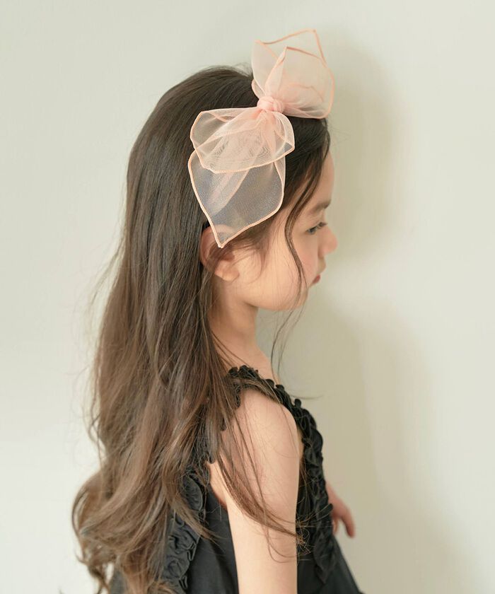 BACKYARD FAMILY「カチューシャ キッズ リボン 大きめ 通販 リボンカチューシャ 髪飾り 女の子 子供 子ども」|その他|