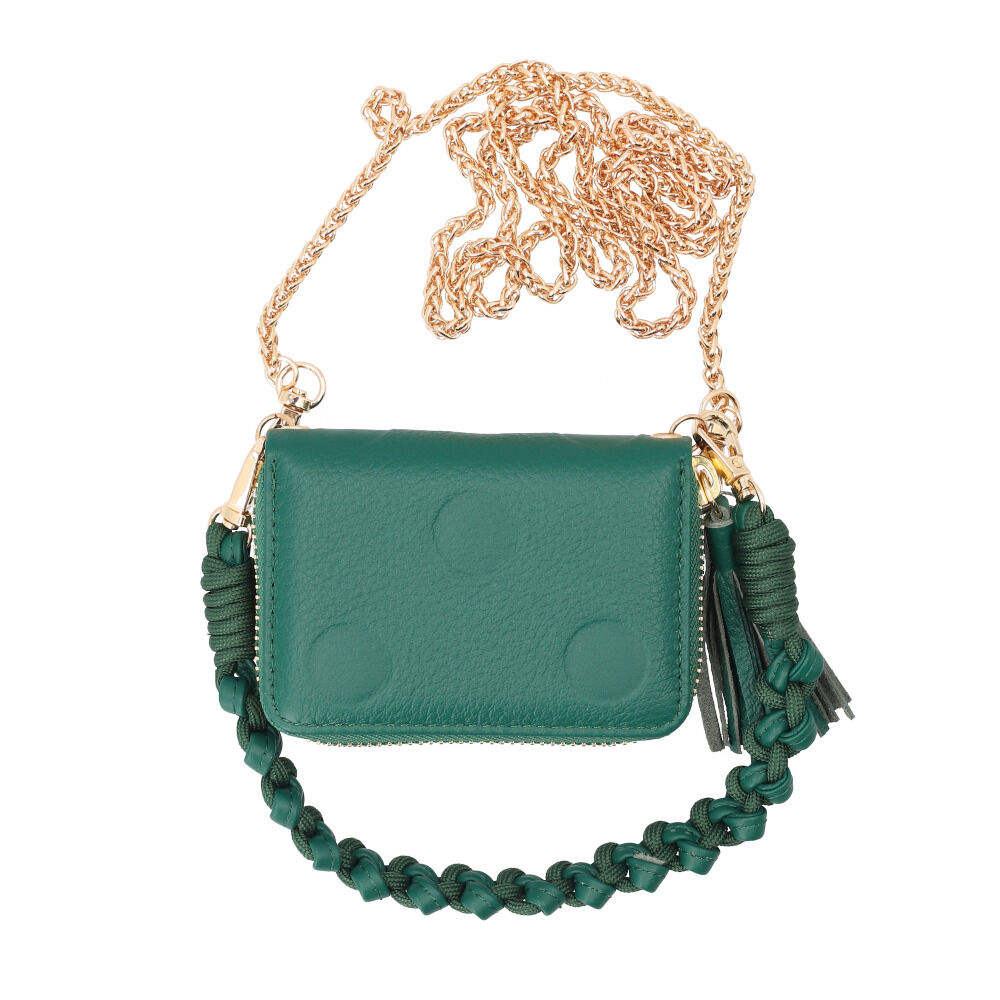 BACKYARD FAMILY「ペルケ ウォレットショルダー perche 08-06-03914 通販 お財布 財布」|コインケース|グリーン1