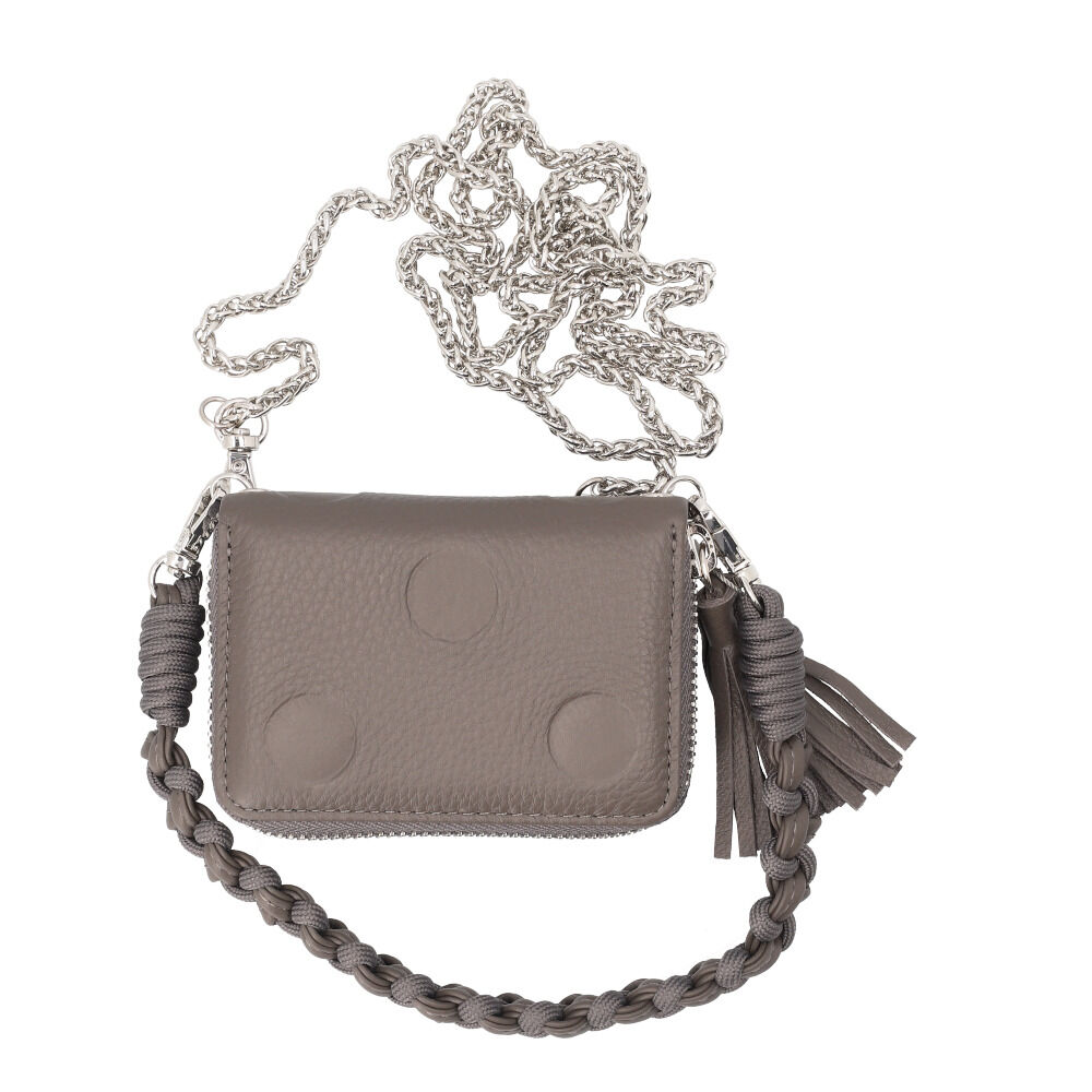 BACKYARD FAMILY「ペルケ ウォレットショルダー perche 08-06-03914 通販 お財布 財布」|コインケース|グレー1