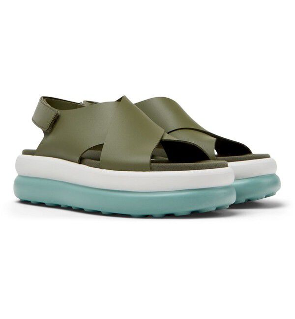 CAMPER「[カンペール] PELOTAS FLOTA UP / サンダル」|サンダル|カーキ