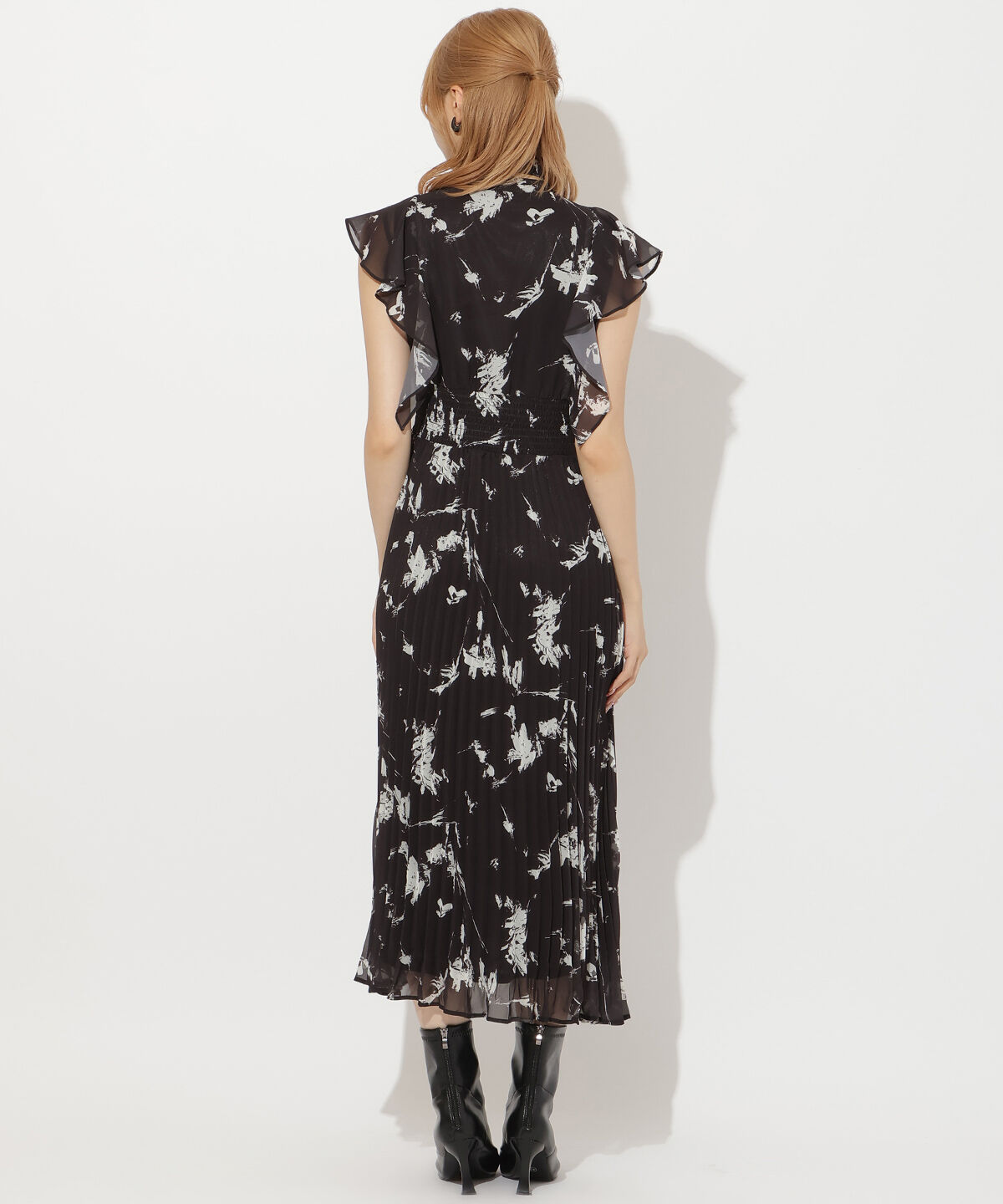 アンドクチュール「シフォンプリーツワンピース」|ワンピース|