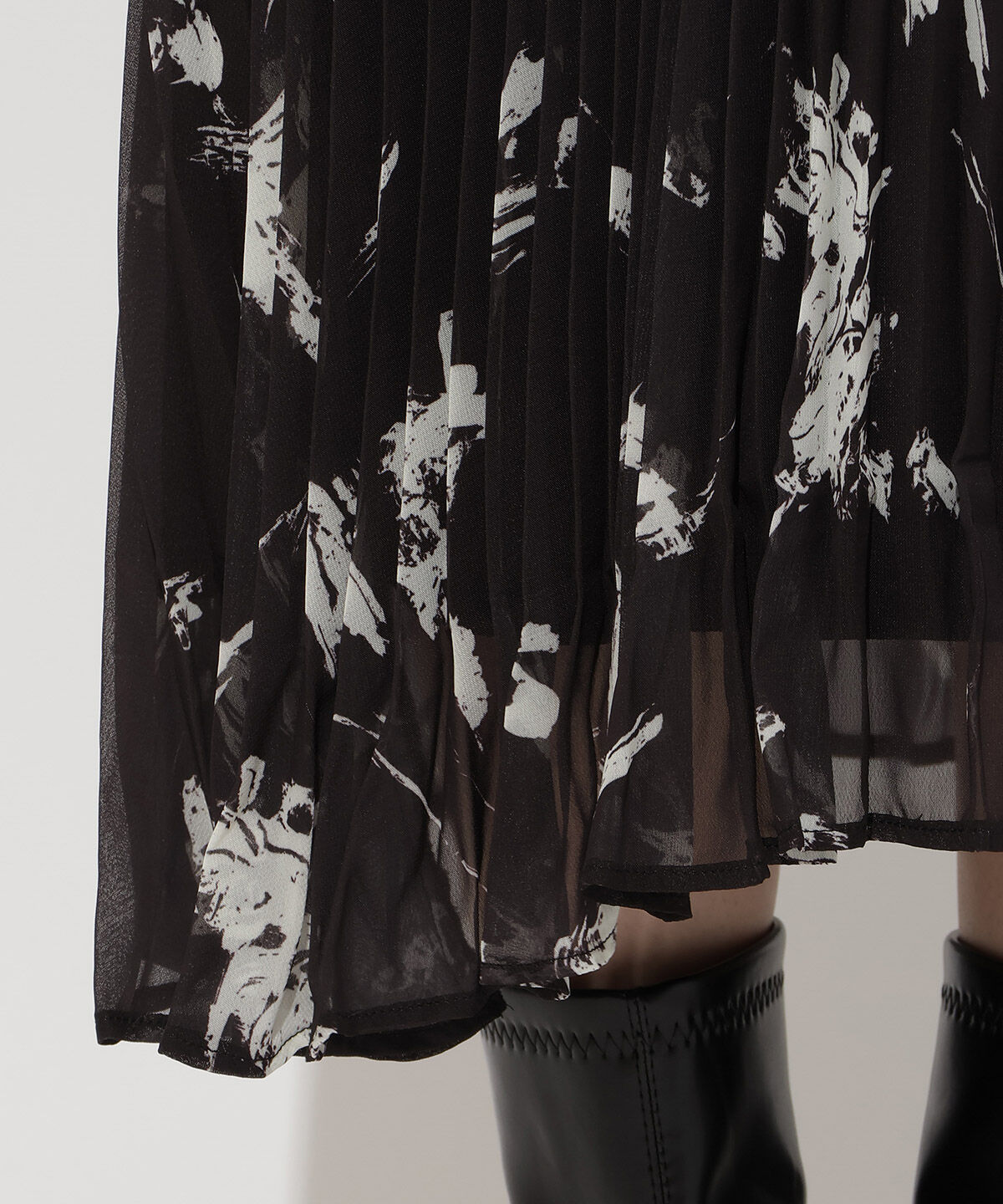 アンドクチュール「シフォンプリーツワンピース」|ワンピース|