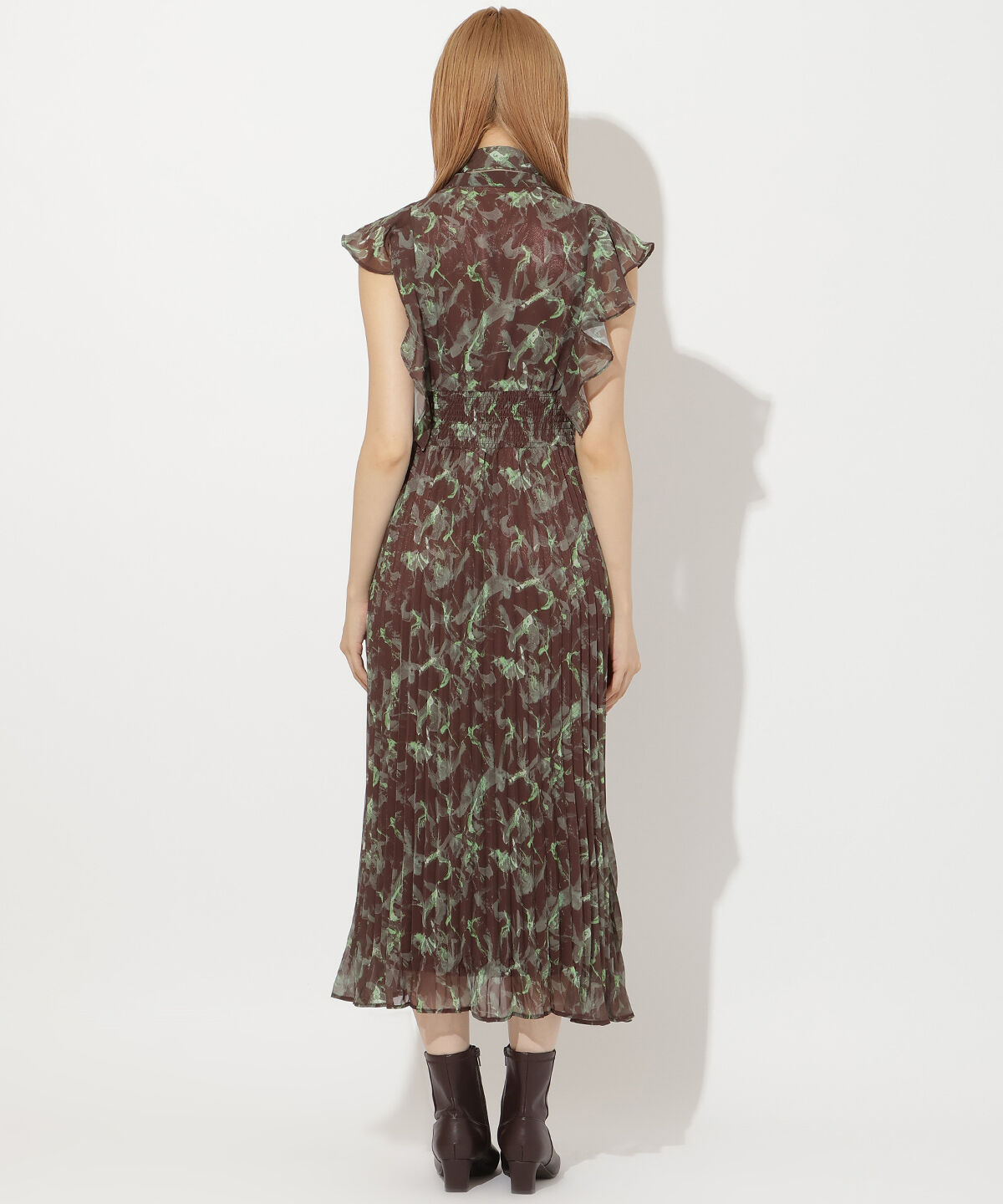 アンドクチュール「シフォンプリーツワンピース」|ワンピース|