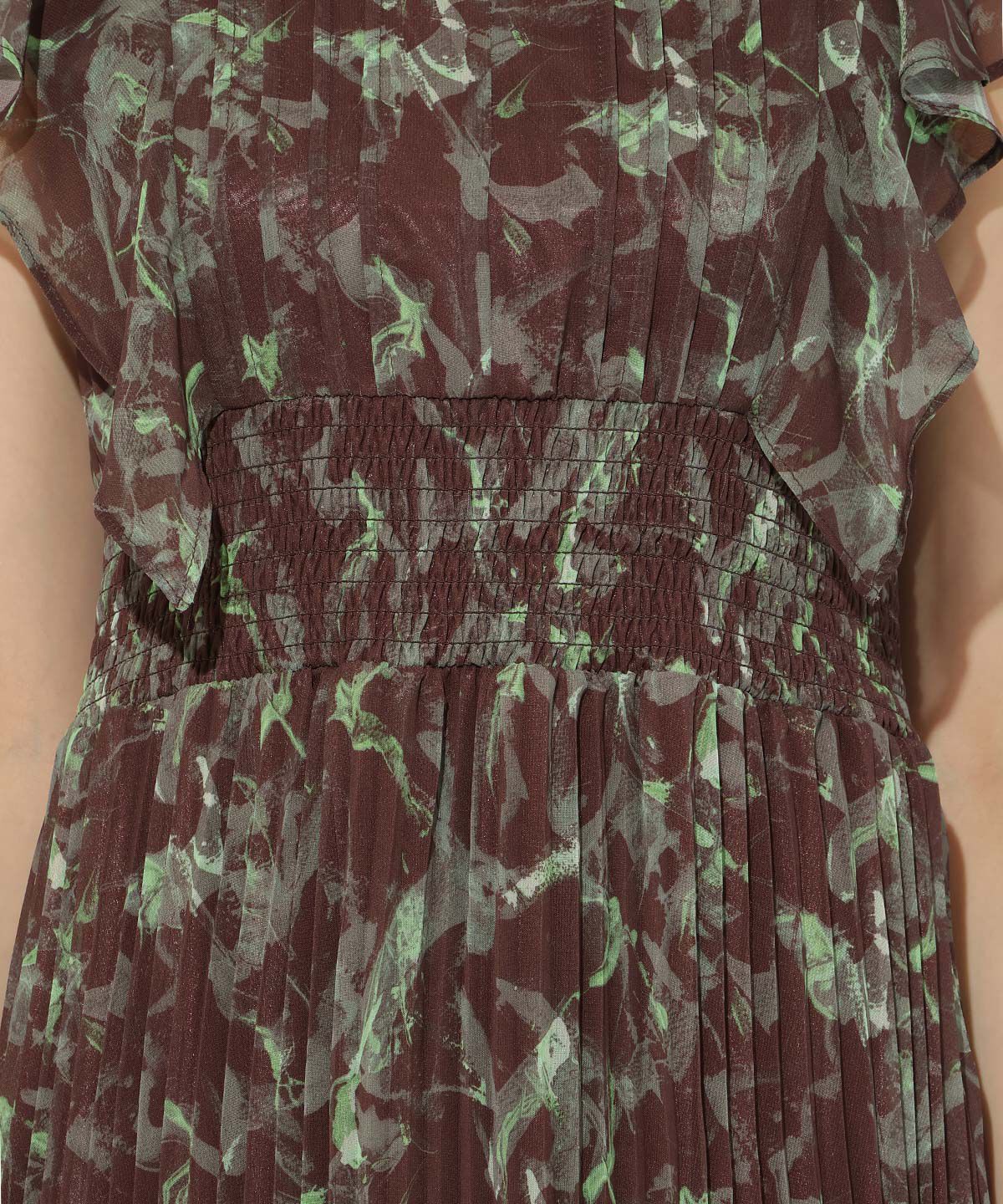 アンドクチュール「シフォンプリーツワンピース」|ワンピース|