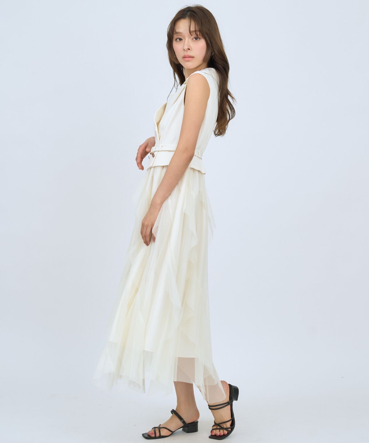 アンドクチュール「アシメチュールトレンチジャンスカ」|ジャンパースカート|