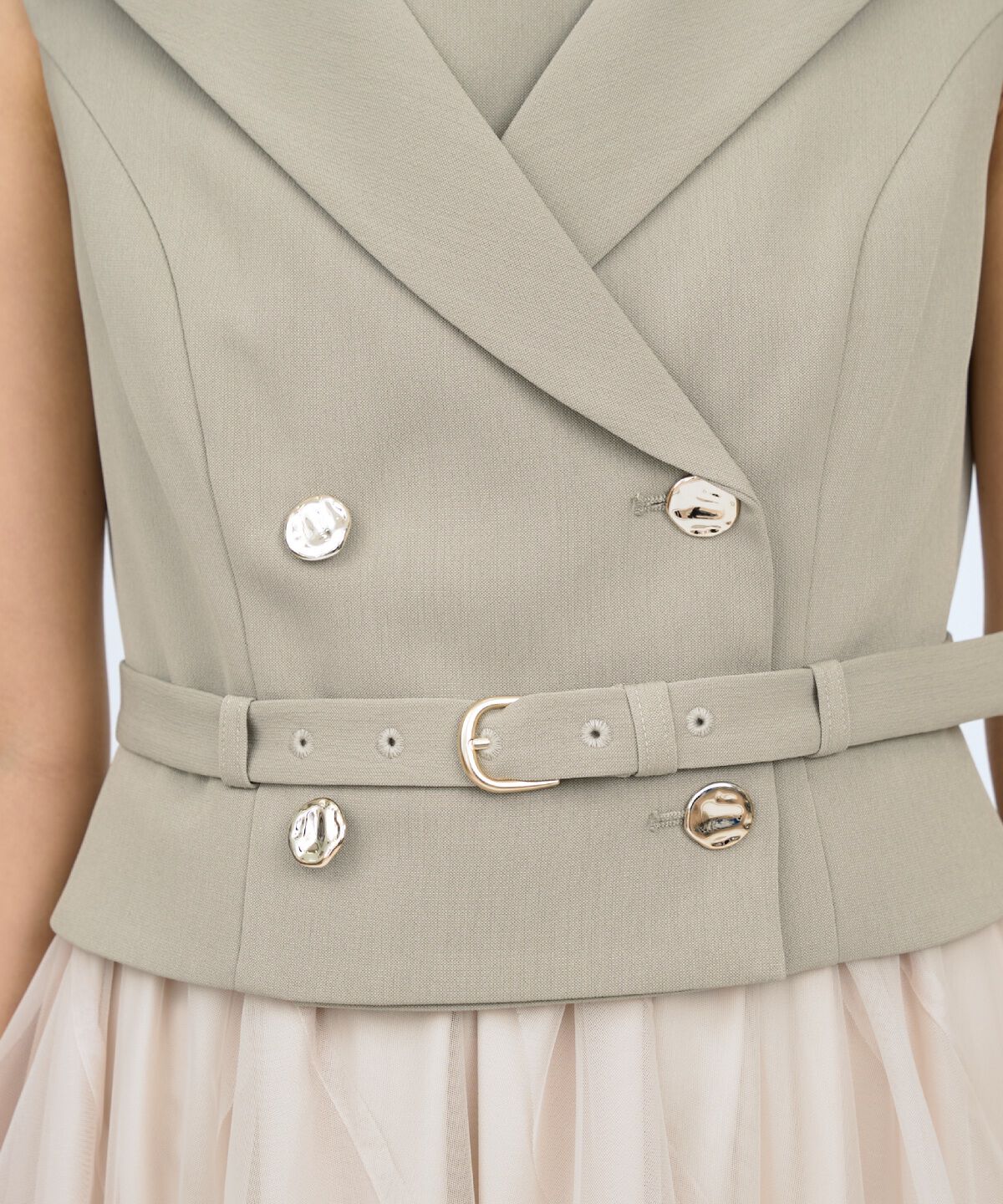 アンドクチュール「アシメチュールトレンチジャンスカ」|ジャンパースカート|