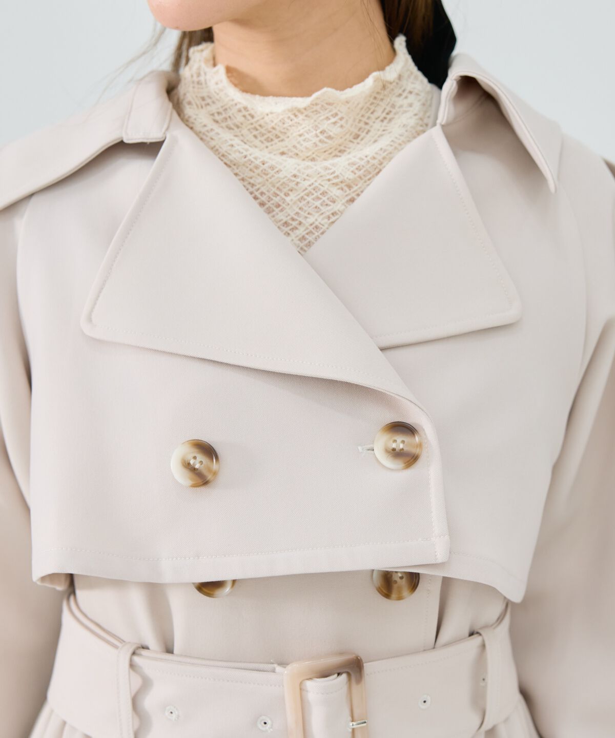 REDYAZEL「3WAYサイドプリーツトレンチコート」|トレンチコート|