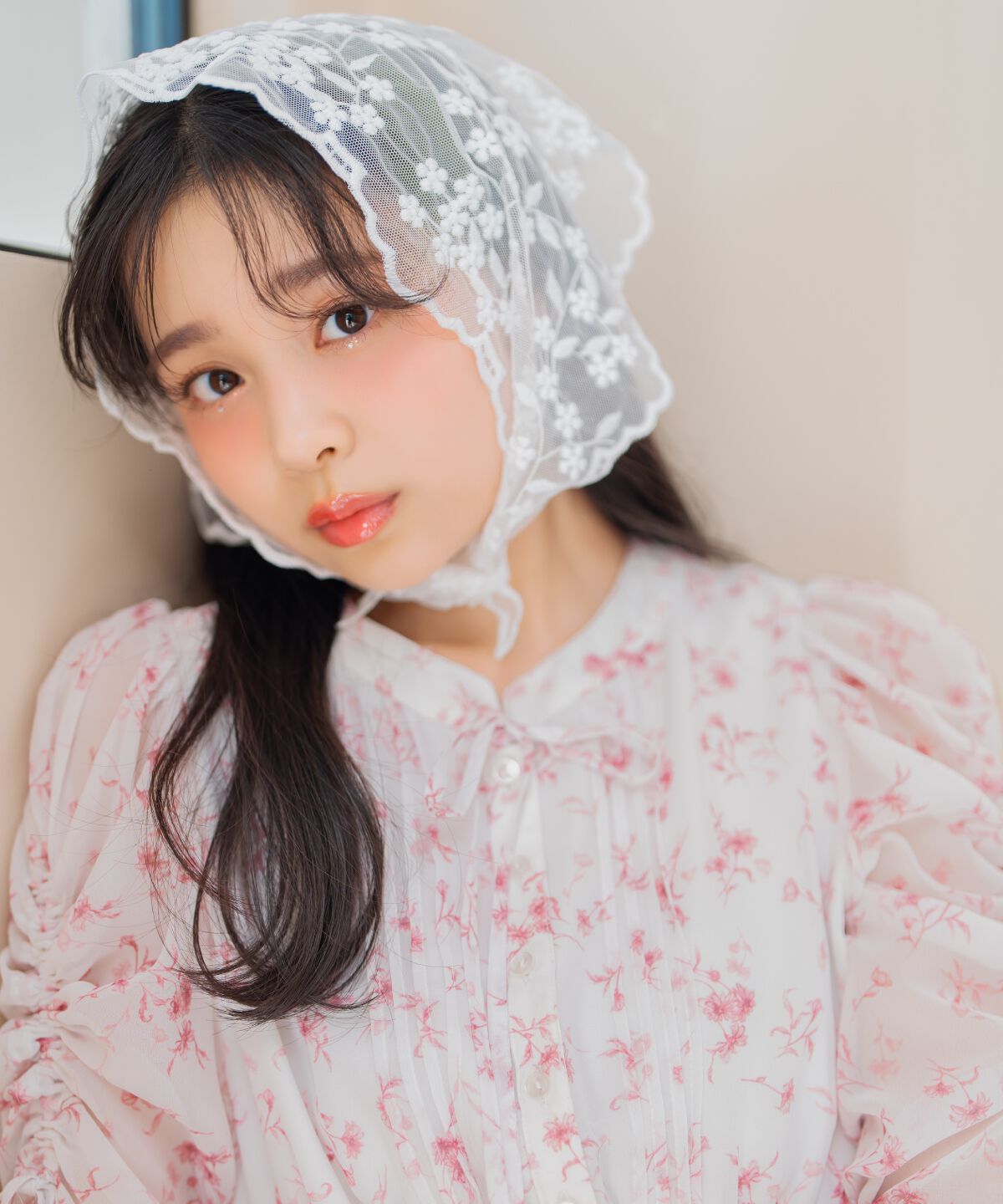 WILLSELECTION「ピンタックウエストシャーリングフラワーワンピース」|ワンピース|