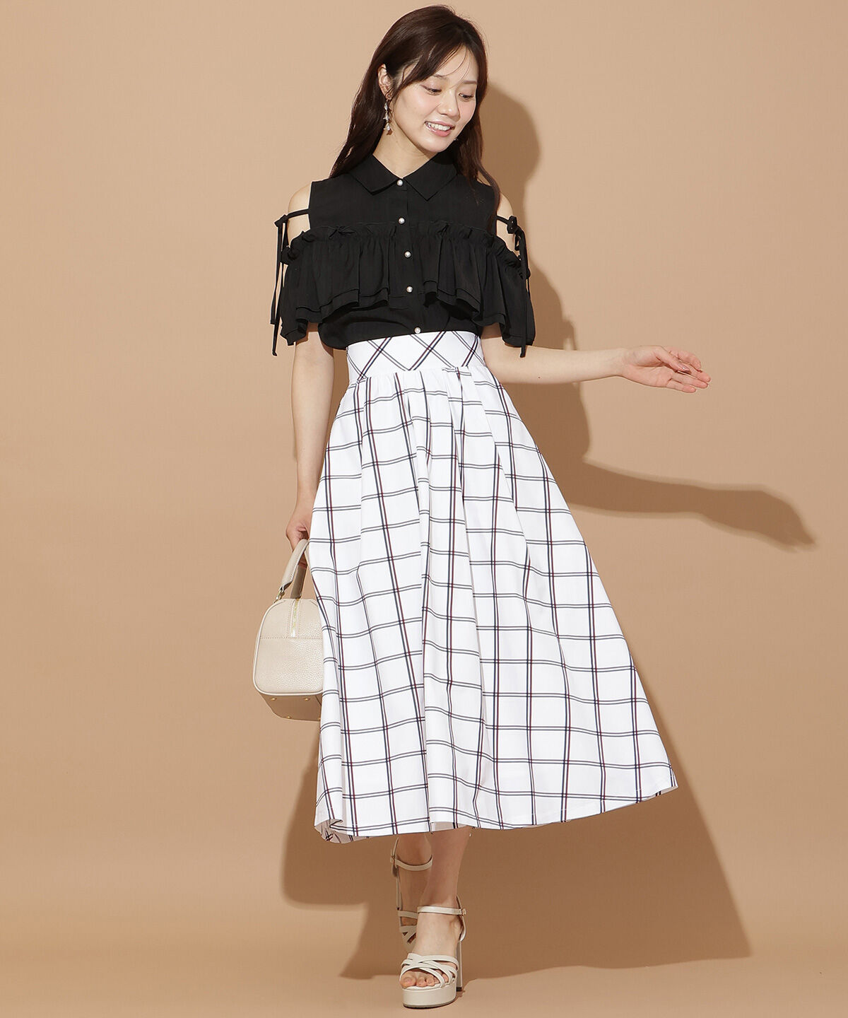 WILLSELECTION「ナローリボンオフショルブラウス」|シャツ・ブラウス|