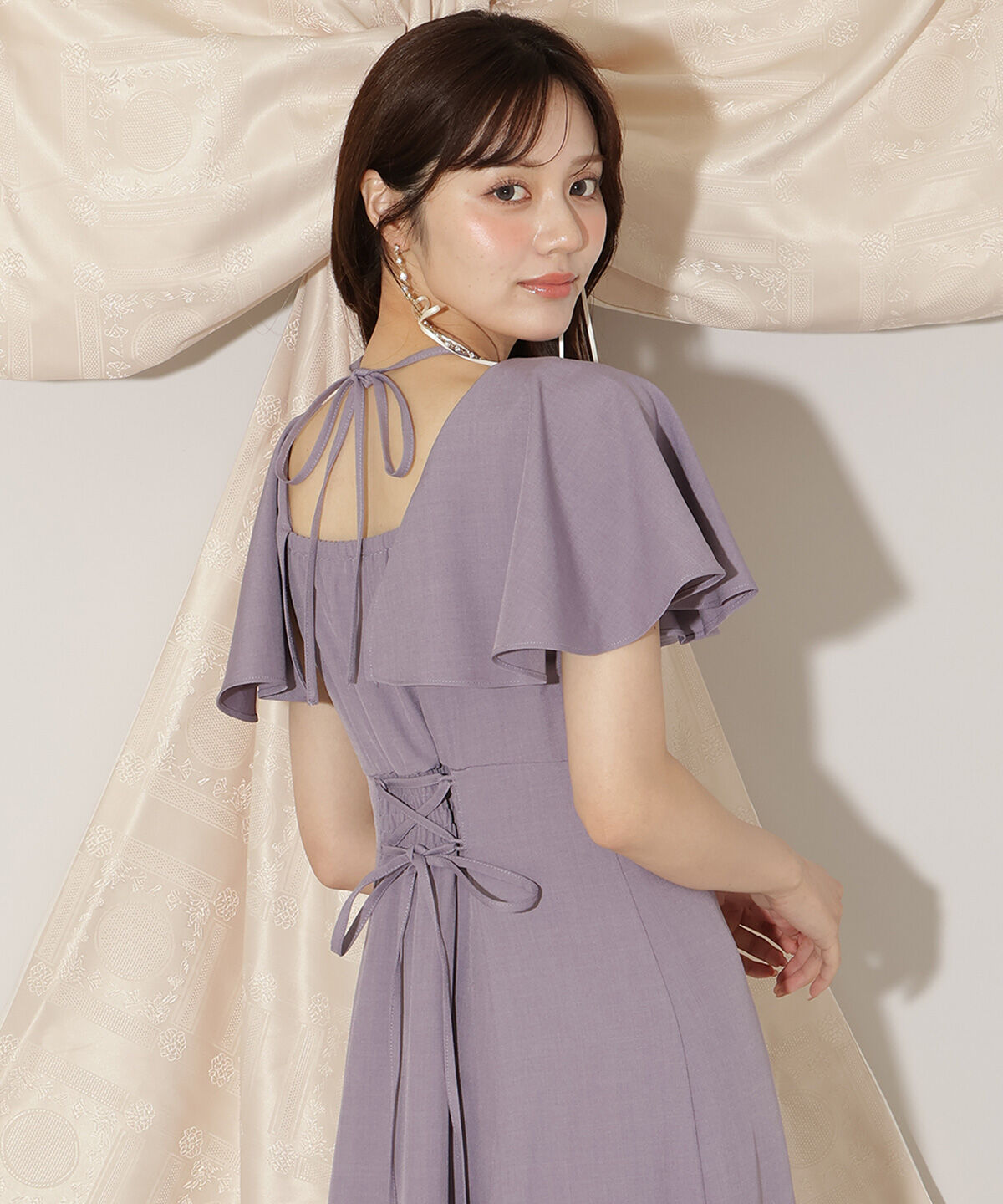 WILLSELECTION「フレアースリーブティアードワンピース」|ワンピース|