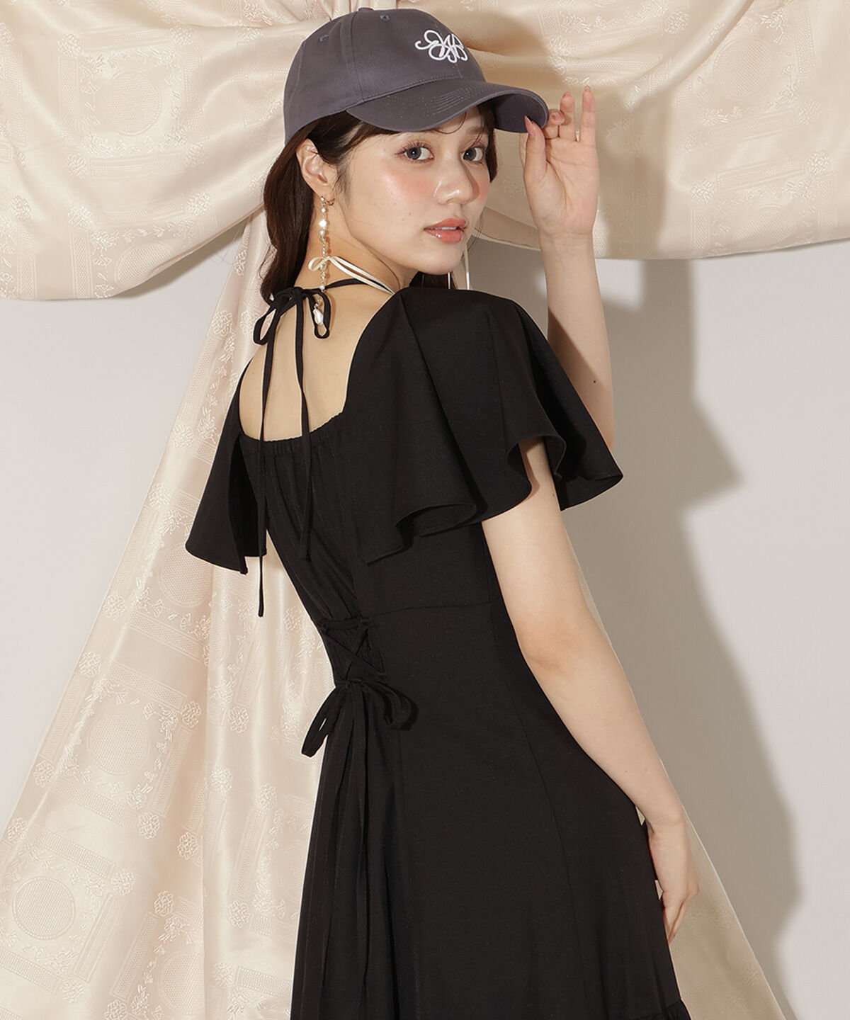 WILLSELECTION「フレアースリーブティアードワンピース」|ワンピース|