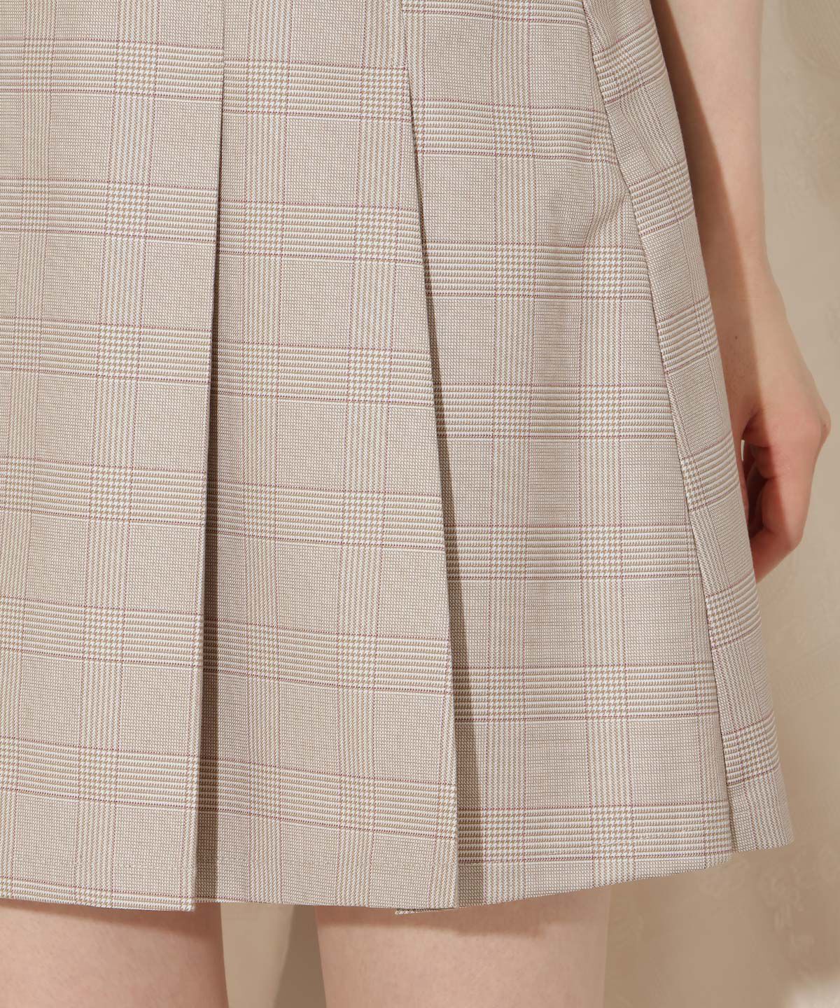 WILLSELECTION「ベルト付きプリーツミニスカート」|スカート|