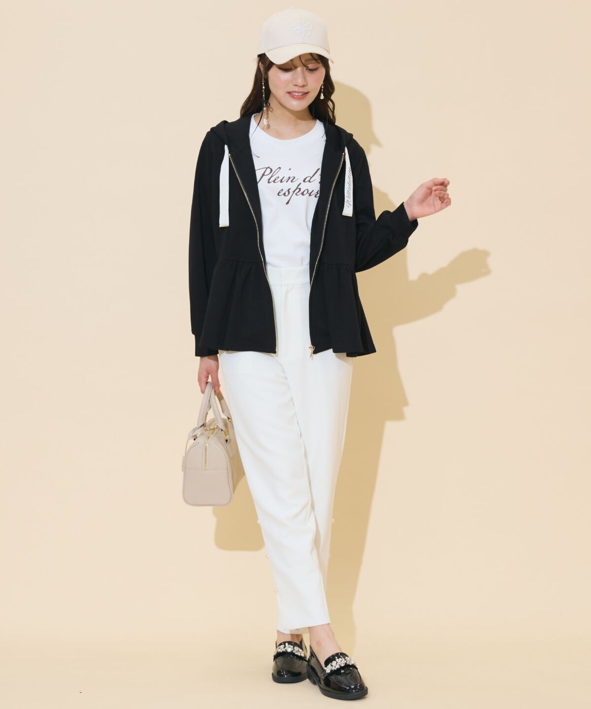 WILLSELECTION「ペプラムパーカー」|パーカー|