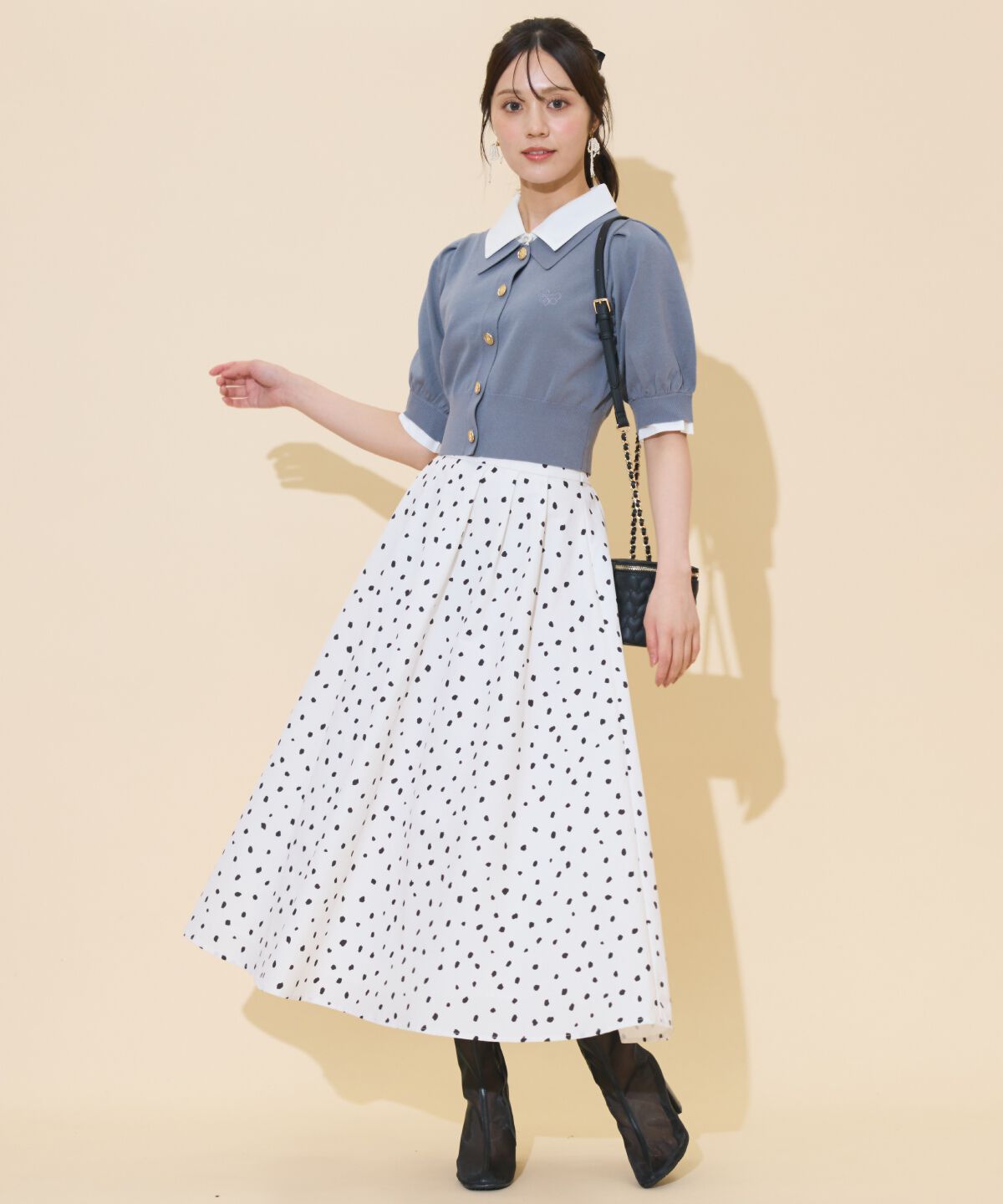 WILLSELECTION「レイヤードカラープルオーバー」|ニット・セーター|