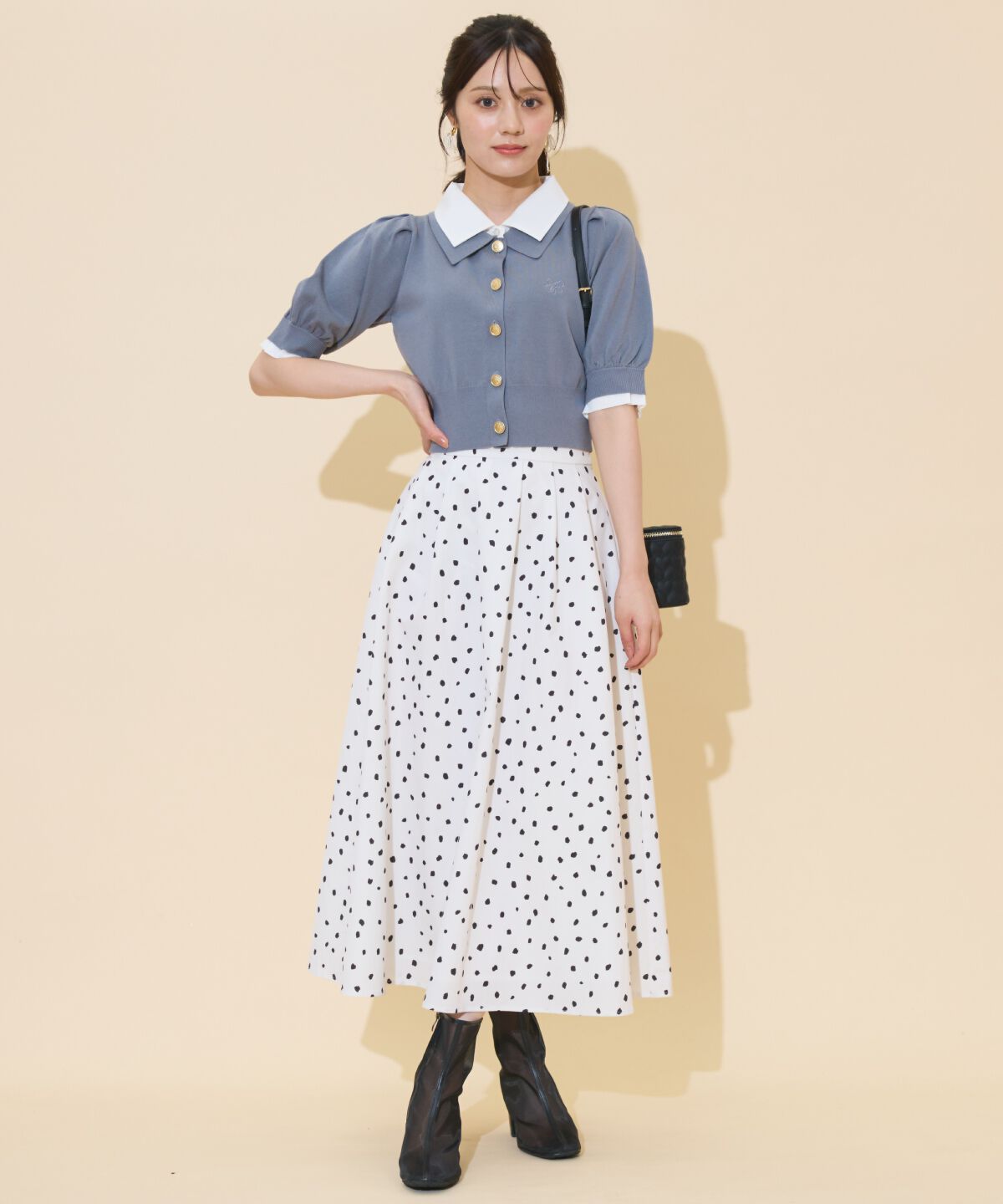 WILLSELECTION「レイヤードカラープルオーバー」|ニット・セーター|