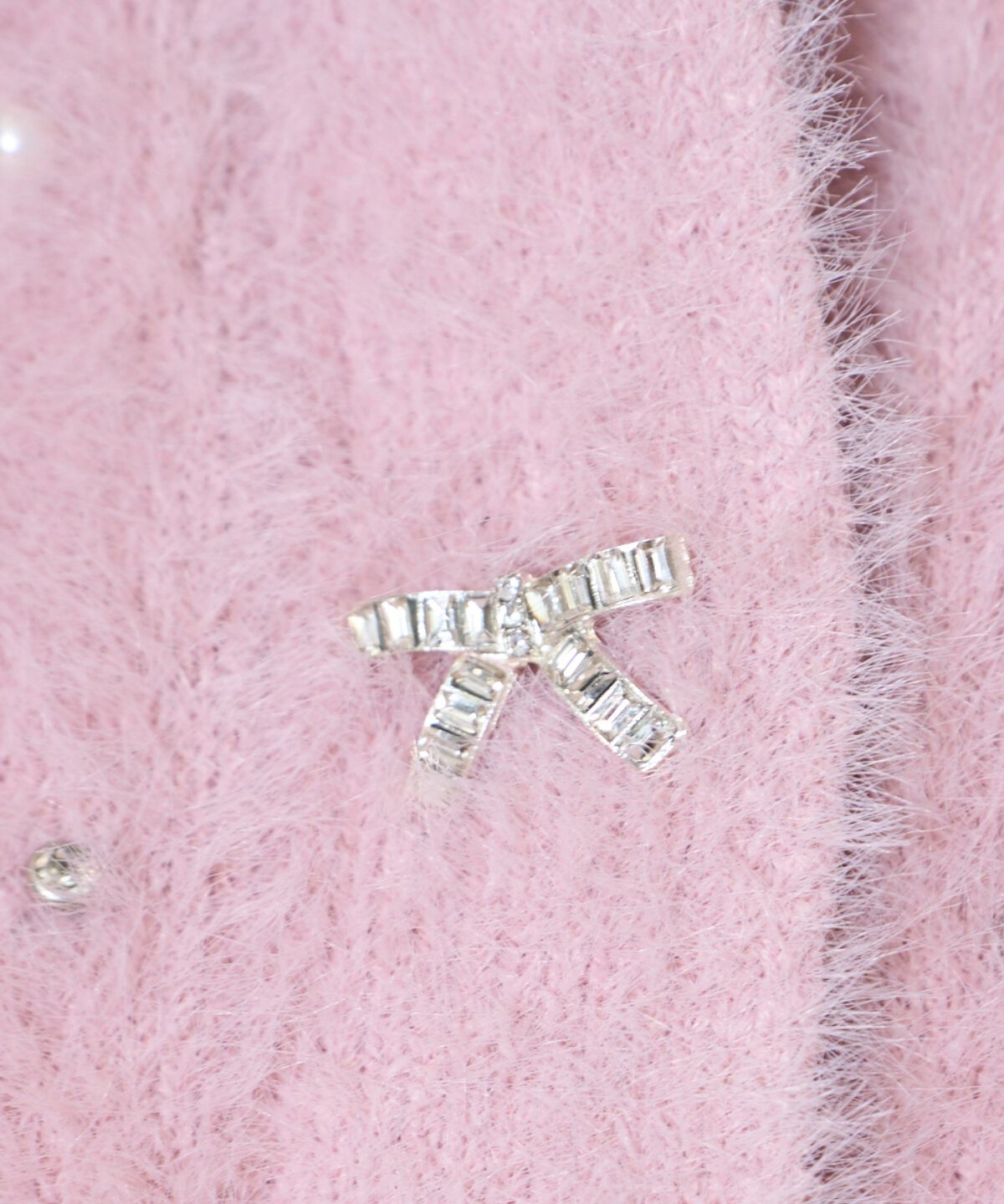 WILLSELECTION「パール＆ビジューフェザーカーディガン」|カーディガン|