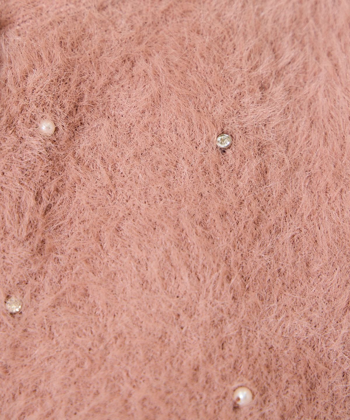 WILLSELECTION「パール＆ビジューフェザーカーディガン」|カーディガン|