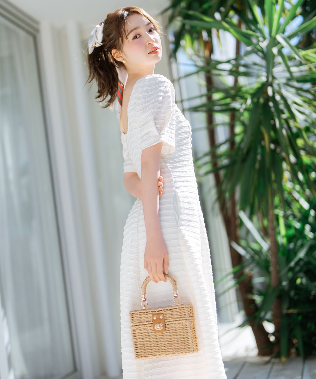 WILLSELECTION「バックオープンフレアカットワンピース」|ワンピース|