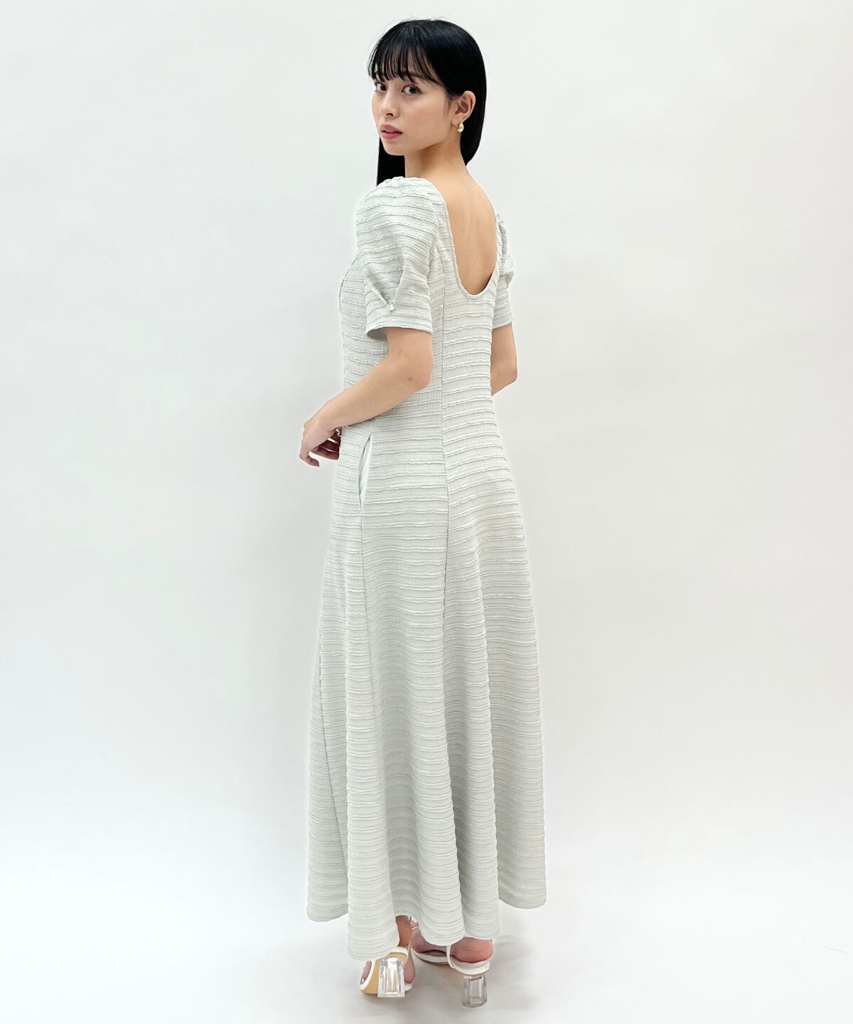 WILLSELECTION「バックオープンフレアカットワンピース」|ワンピース|