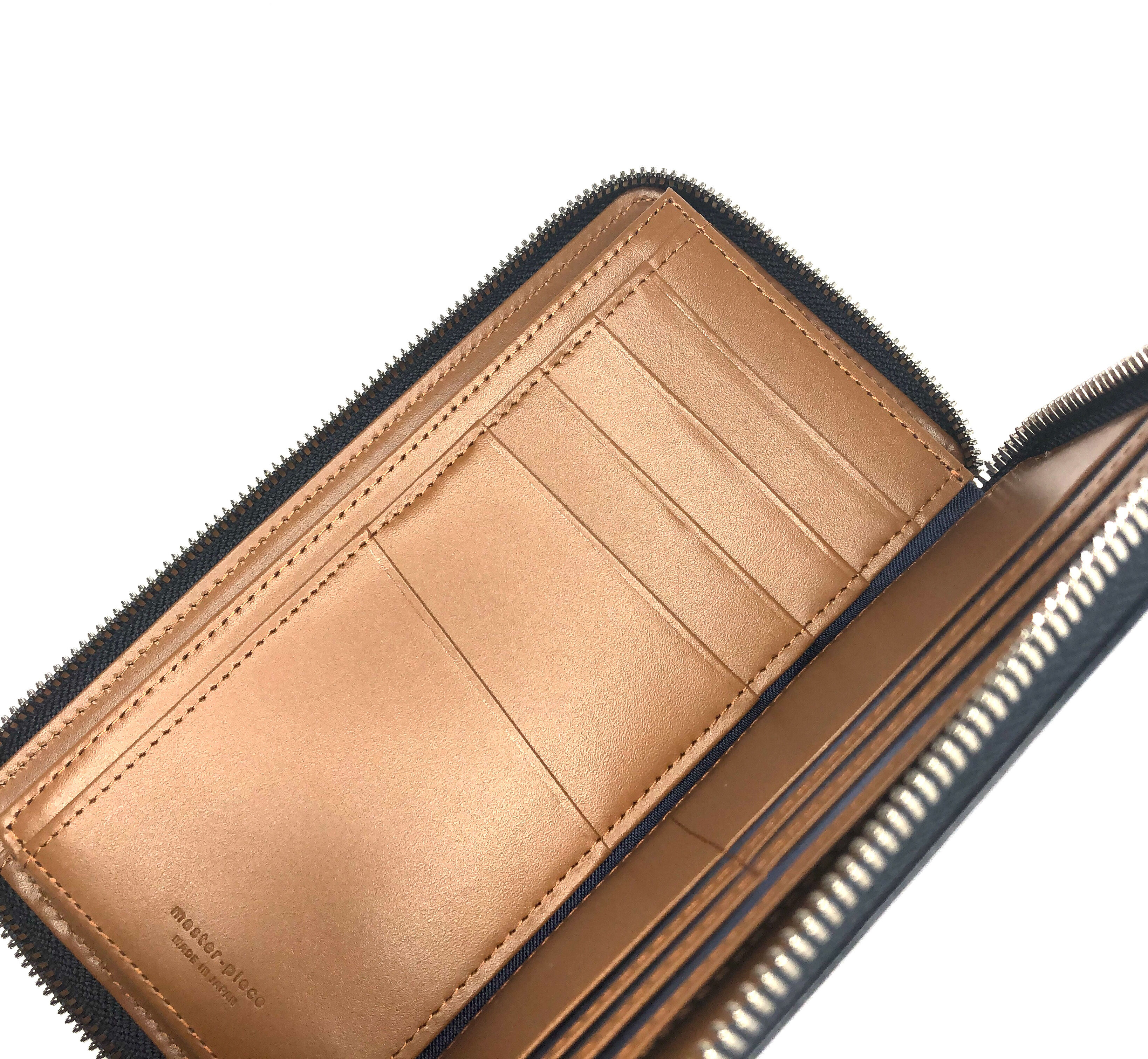 master-piece「Notch ラウンドファスナーウォレット」|財布|