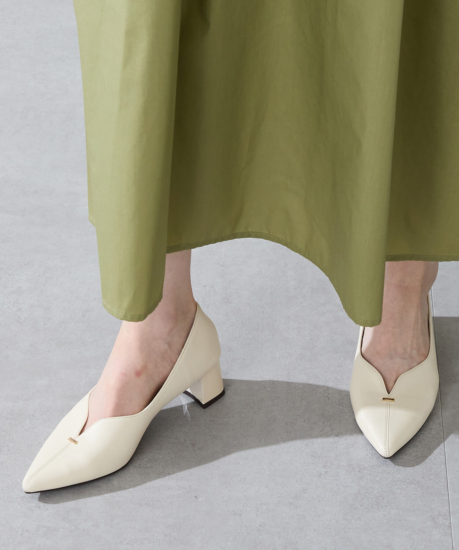 ORiental TRaffic「プチメタルパーツヒールパンプス/51316」|パンプス|