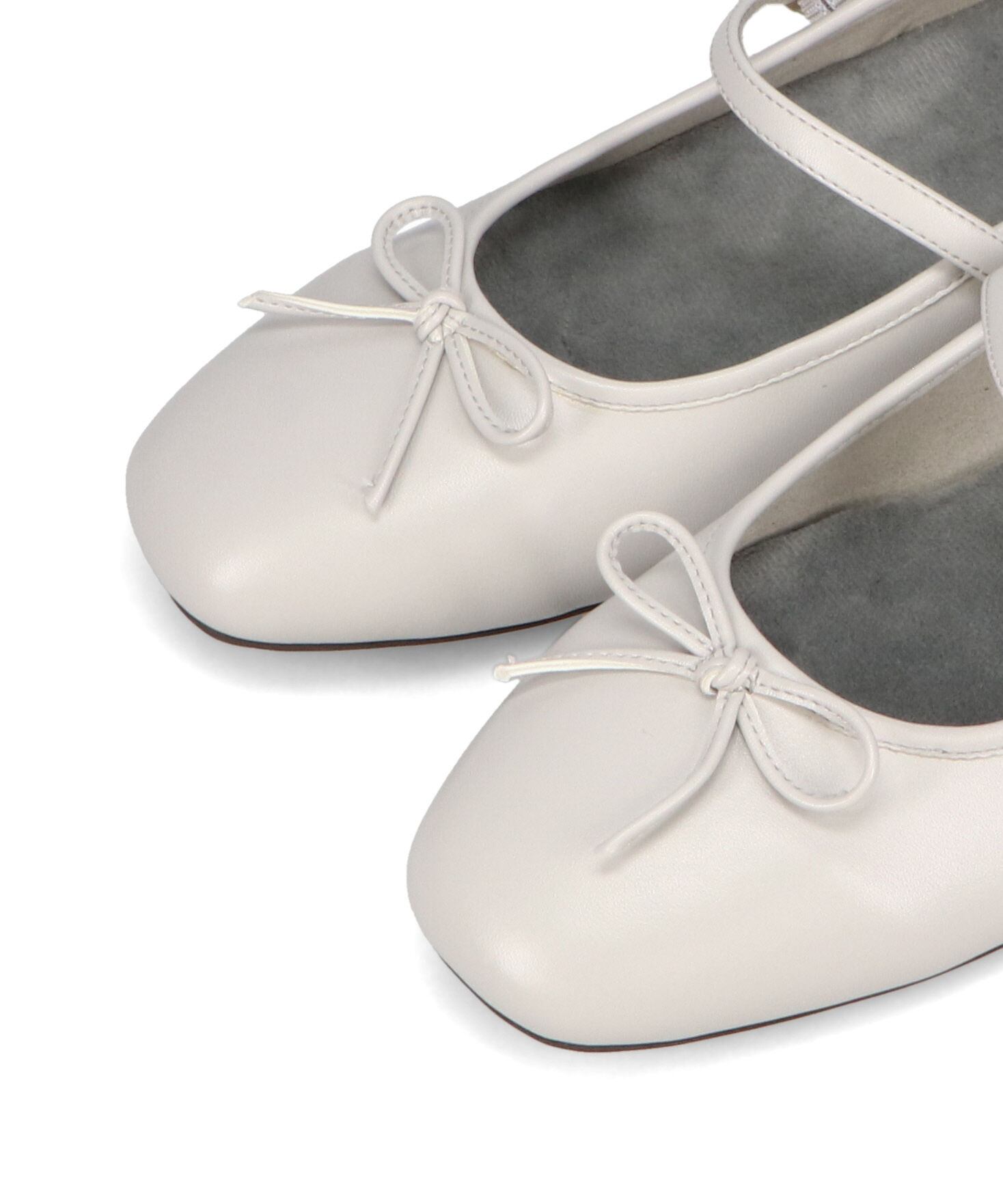 WA Oriental TRaffic「 メリージェーン バレエ パンプス /52313 防寒 起毛 ファー ゴムストラップ」|パンプス|