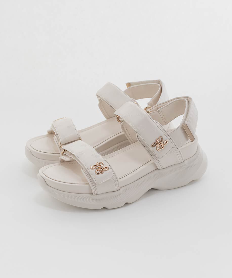  「モノグラムデザインスポーツサンダル」|サンダル|