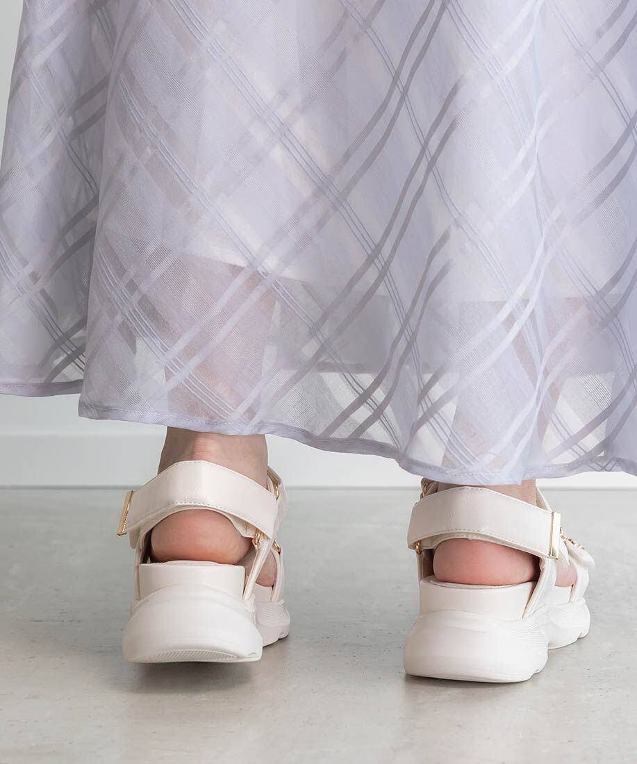  「モノグラムデザインスポーツサンダル」|サンダル|