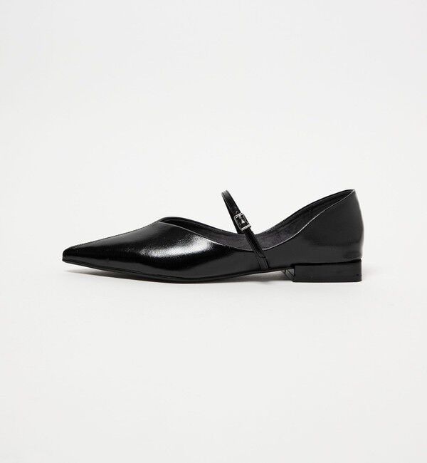 SY UNITED ARROWS「＜SY＞ ポインテッドベルト フラット20&uarr;」|パンプス|BLACK