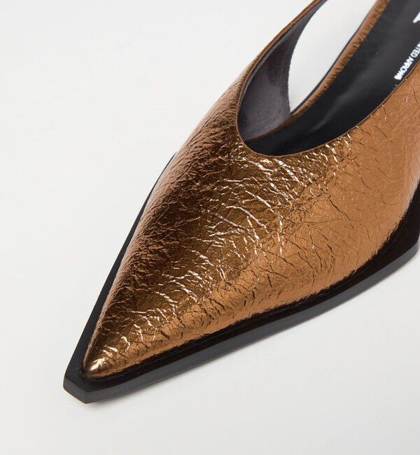 ODETTE E ODILE「＜SY＞ ポインテッドエッジピースバックベルト フラット20&uarr;」|パンプス|