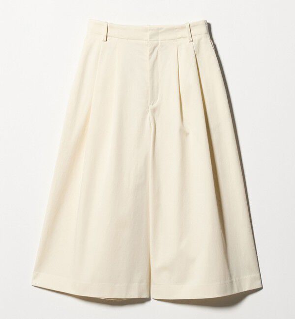UNITED ARROWS「ギャバ クロップド パンツ」|キュロット|