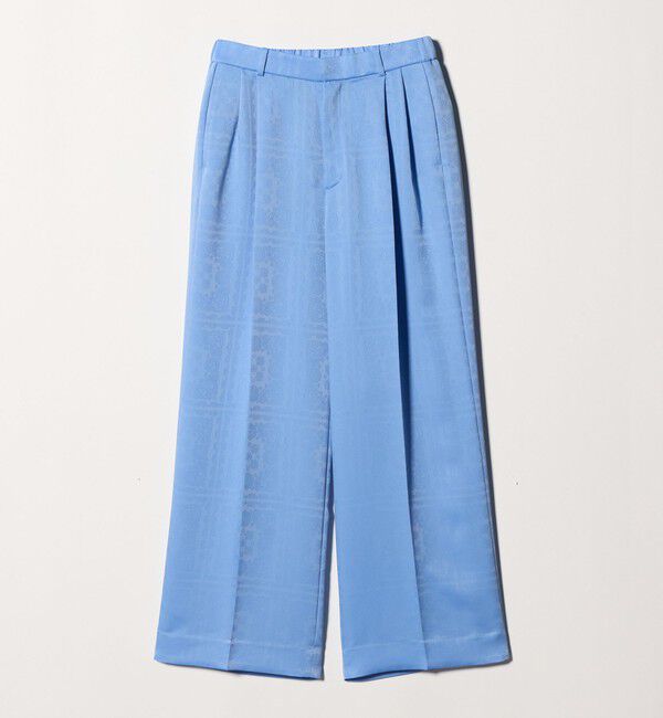 UNITED ARROWS「バンダナ 2タック ワイドパンツ ‐ウォッシャブル‐」|チノ|LT.BLUE