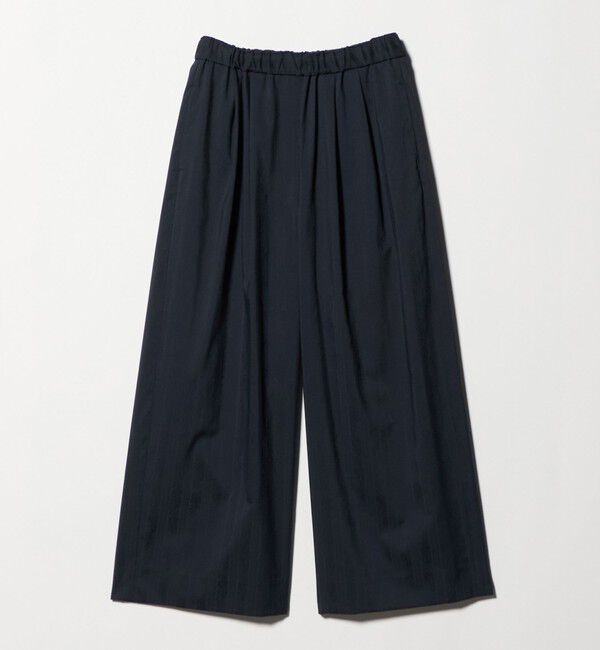 UNITED ARROWS「ペイズリー タック ワイドパンツ」|その他|NAVY