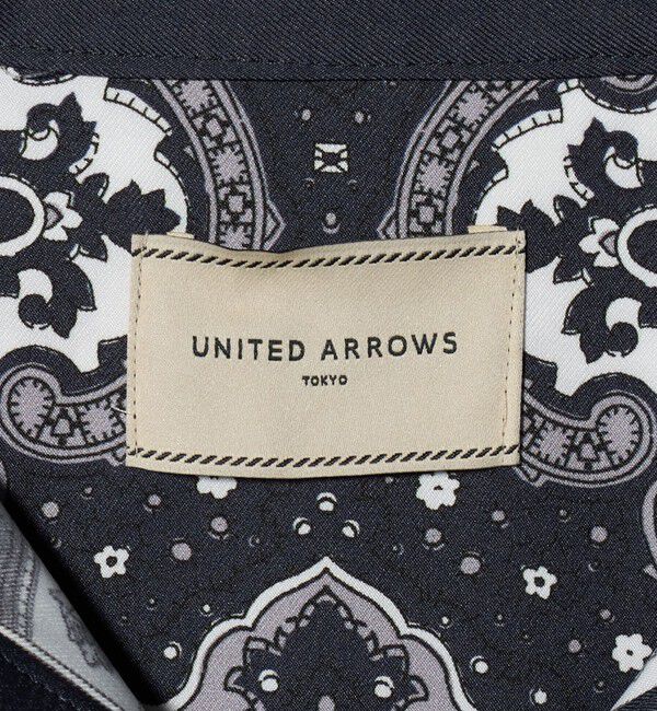 UNITED ARROWS「スカーフ プリント シャツ ‐ウォッシャブル‐」|シャツ・ブラウス|