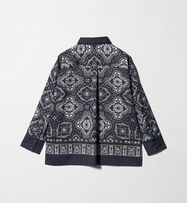 UNITED ARROWS「スカーフ プリント シャツ ‐ウォッシャブル‐」|シャツ・ブラウス|