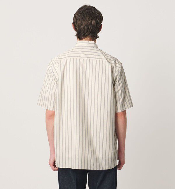 UNITED ARROWS「シルキーポプリン ワンピースレギュラーカラー ショートスリーブ シャツ」|シャツ・ブラウス|