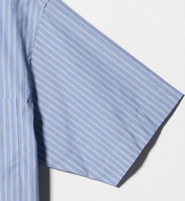 UNITED ARROWS「シルキーポプリン ワンピースレギュラーカラー ショートスリーブ シャツ」|シャツ・ブラウス|