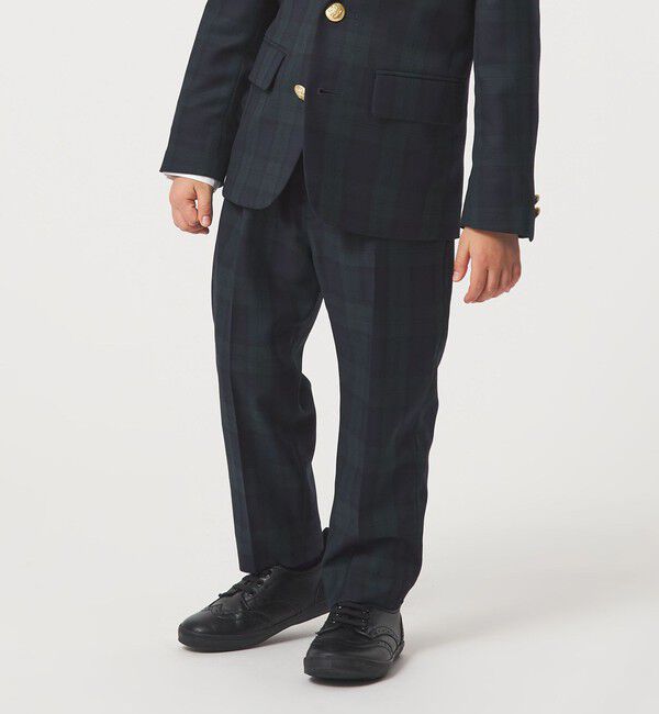 UNITED ARROWS green label relaxing「TRW ブラックウォッチ パンツ / キッズ 110cm-130cm」|スーツ|