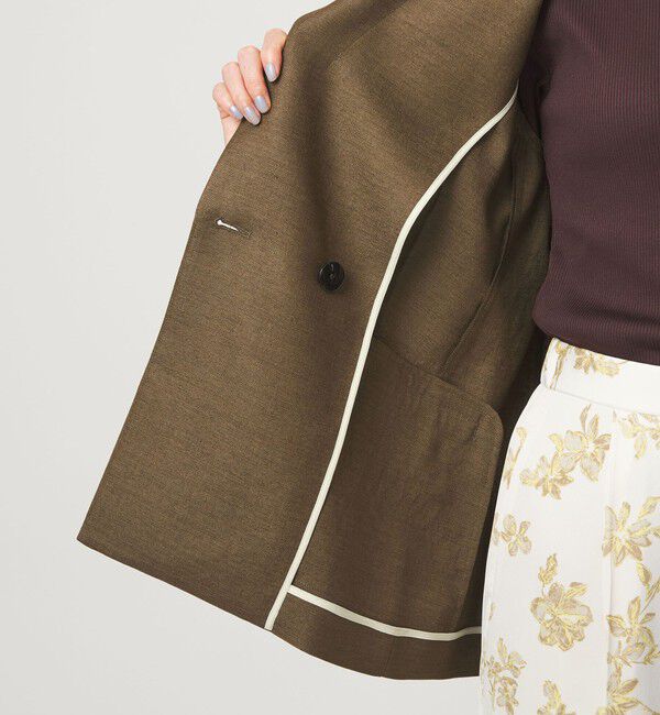 UNITED ARROWS green label relaxing「［size SHORTあり］リネンライク 2B ジャケット」|テーラードジャケット|
