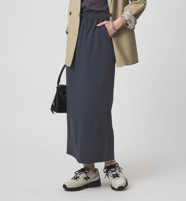 UNITED ARROWS green label relaxing「［size SHORTあり］スラブオックス スカート マシンウォッシャブル」|タイト|