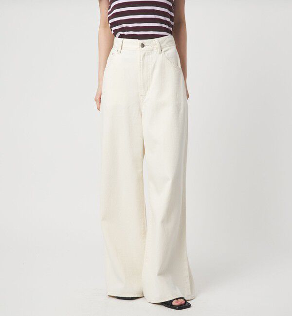 EMMEL REFINES「＜EMMEL REFINES＞EM  ソフト ワイド DNM パンツ」|チノ|