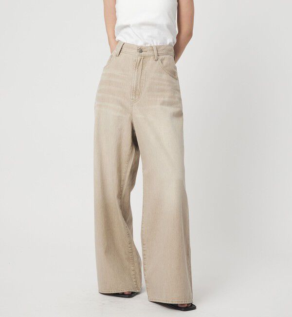 EMMEL REFINES「＜EMMEL REFINES＞EM  ソフト ワイド DNM パンツ」|チノ|