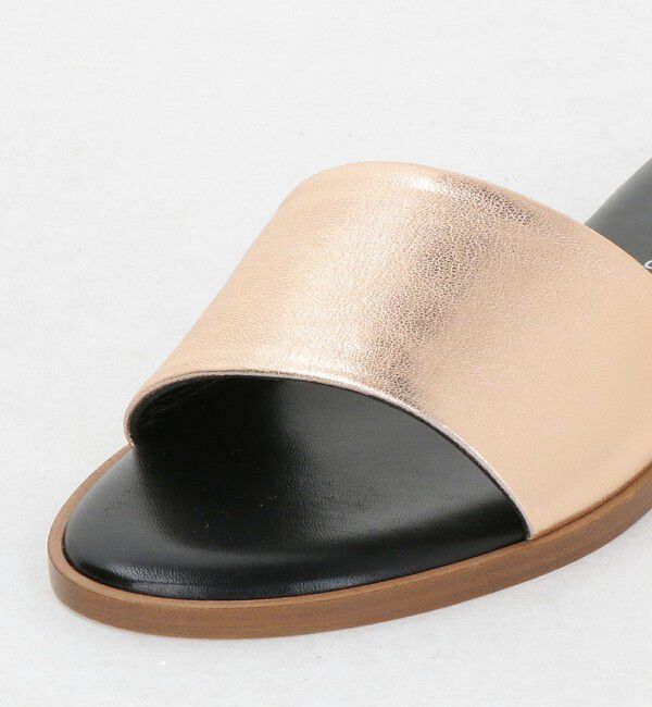 EMMEL REFINES「＜FABIO RUSCONI＞メタリック フラット ミュール＜ Select by EMMEL REFINES ＞」|サンダル|
