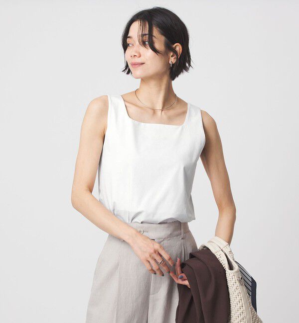 UNITED ARROWS green label relaxing「2WAY タンクトップ」|Tシャツ・カットソー|WHITE