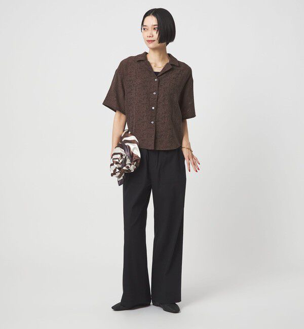 UNITED ARROWS green label relaxing「ジャガード シャツ」|シャツ・ブラウス|